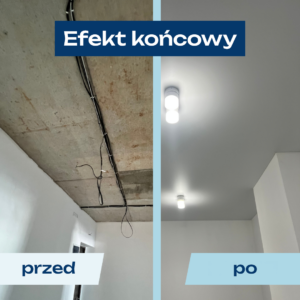 Sufit napinany "Zrób to sam" №2 (1*2m) Biały połysk - obrazek 5